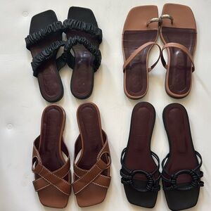 Stuad 4 pairs of sandals worn